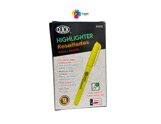 Highlighter Yellow Quick (12 pack)