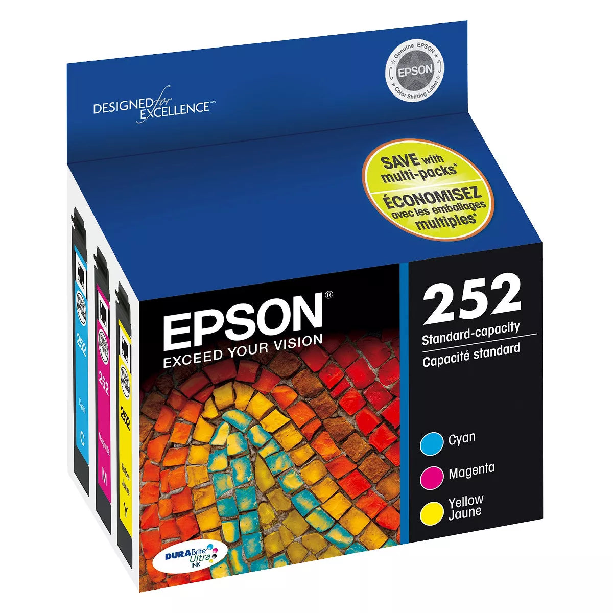 Epson 252 DuraBrite Ultra Ink Cartridges (3 pack)