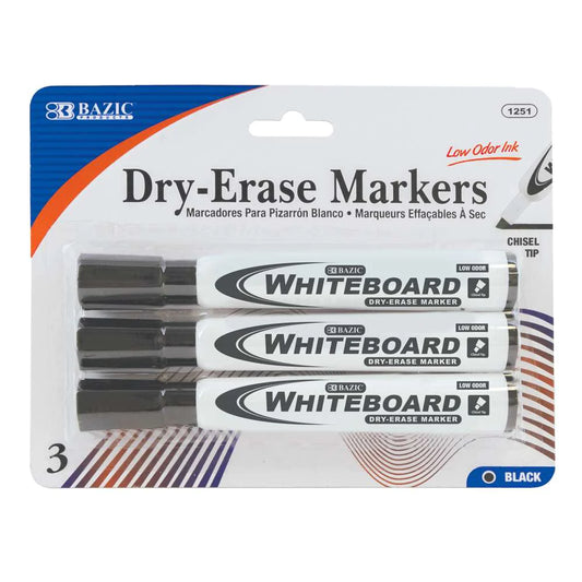 Dry-Erase Markers (3/Pack)