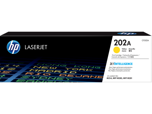 HP 202A LaserJet Toner Yellow (CF502A)