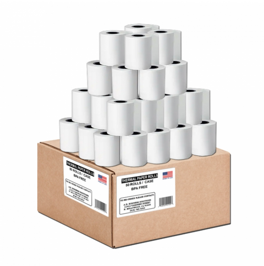 ATH Thermal Paper Rolls 2 1/4" X 60' (50 Rolls)