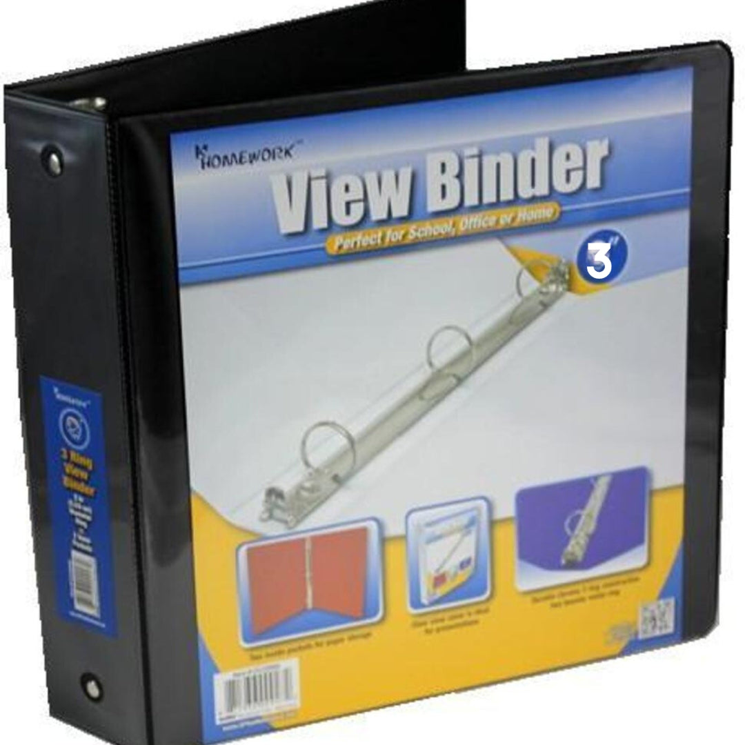 Binder 1", 1.5", 2", 3", 4"