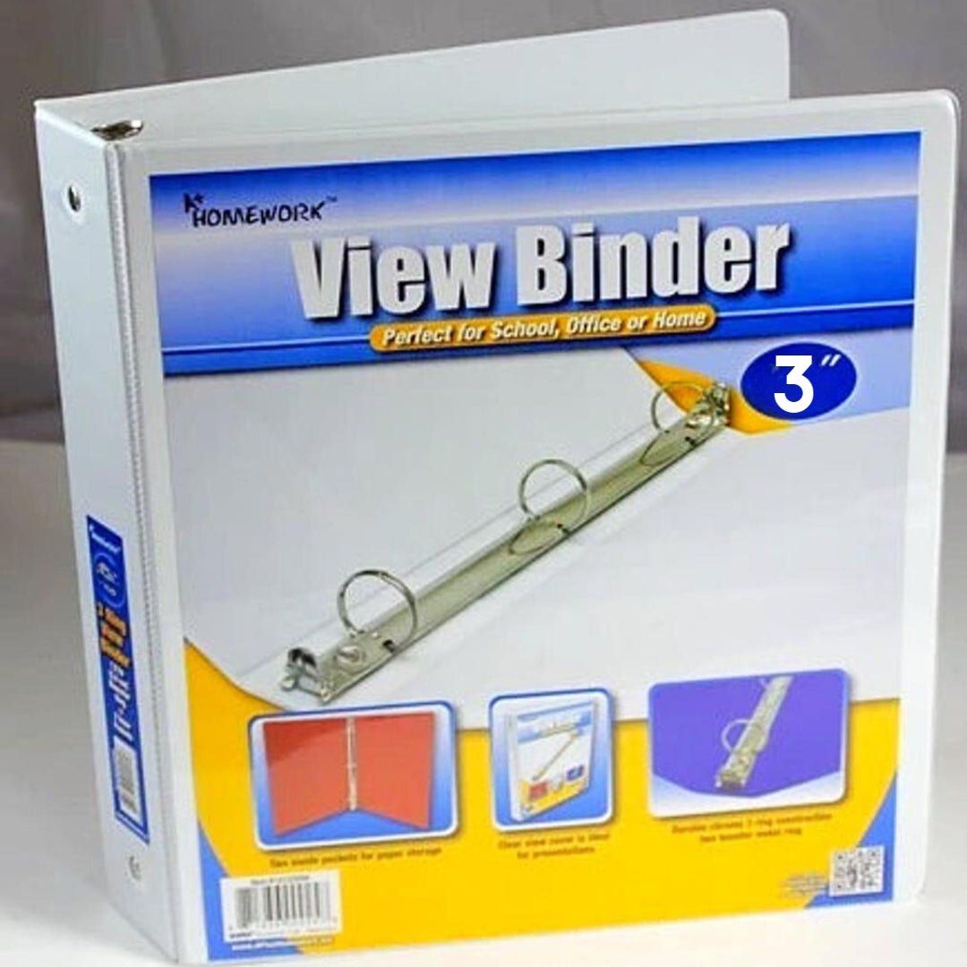 Binder 1", 1.5", 2", 3", 4"